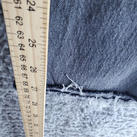 Old Navy Jeans Womens Size 10 Tall Gray Wow Boyfriend Mid-Rise Frayed Denim - Picture 7 of 11